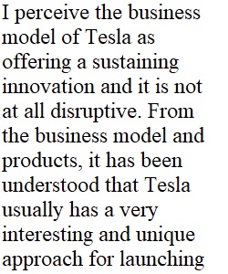 Tesla's Business Model Effects on the Auto Industry